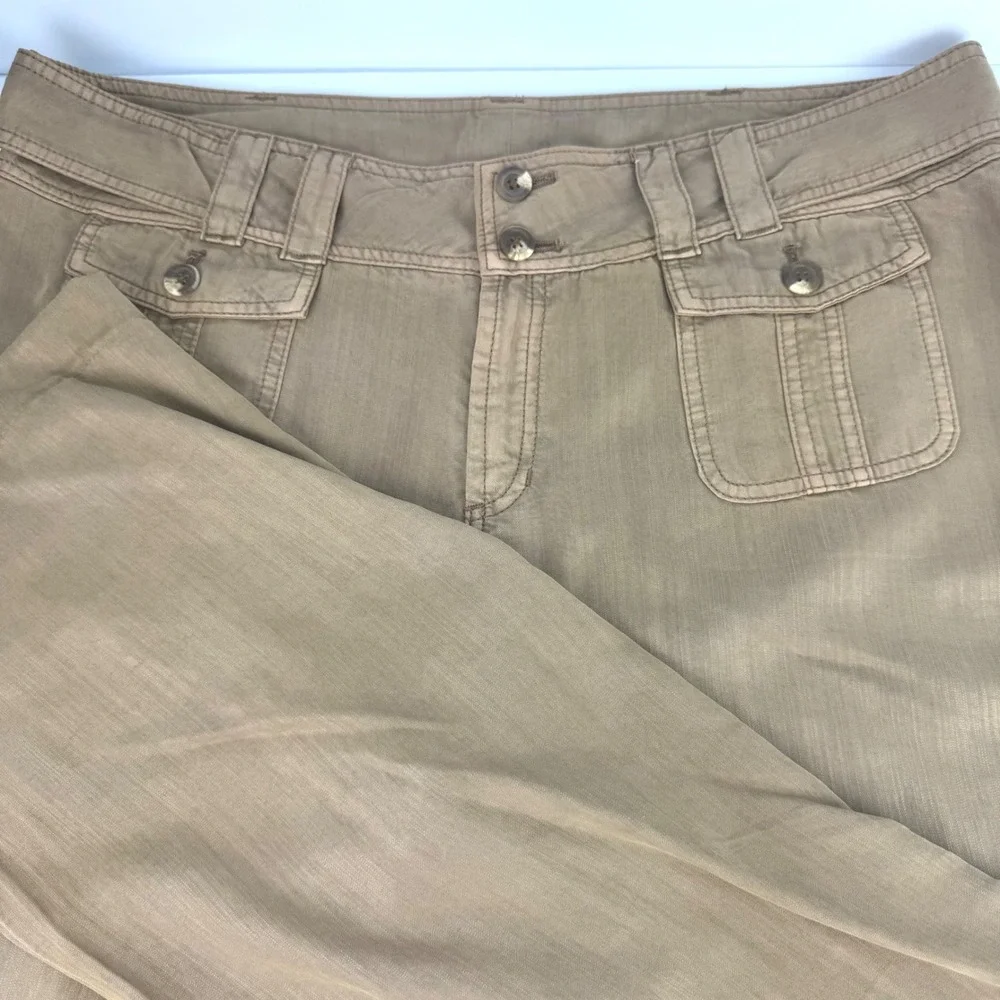 Sundance Sz 16 Alberta Slouchy Straight Leg Tencel Pants Women Casual Beach Boho - Picture 6 of 9